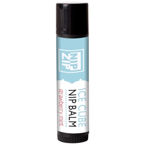 Nip Zip Ice Cube Nip Balm - Strawberry Mint - Tube Carded