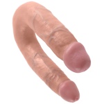 King Cock Double Trouble - Medium - Flesh