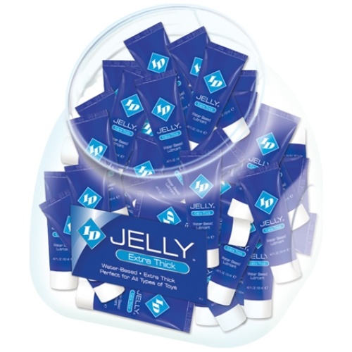 ID Jelly Extra Thick Water-Based Lubricant - 12ml Tubes - 72 Pieces Jar
