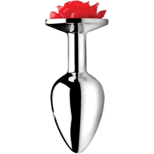 Red Rose Anal Plug - Small