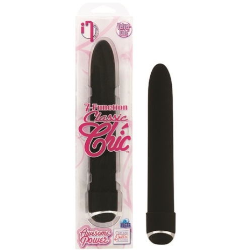 7 Function Classic Chic  6 Inches Vibe - Black