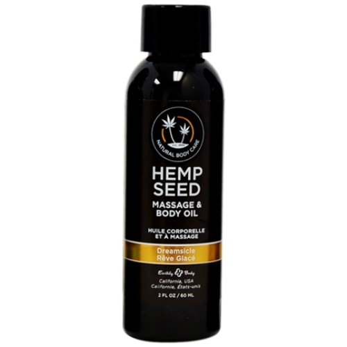 Hemp Seed Massage and Body Oil - Dreamsicle 2 Fl. Oz./ 60ml