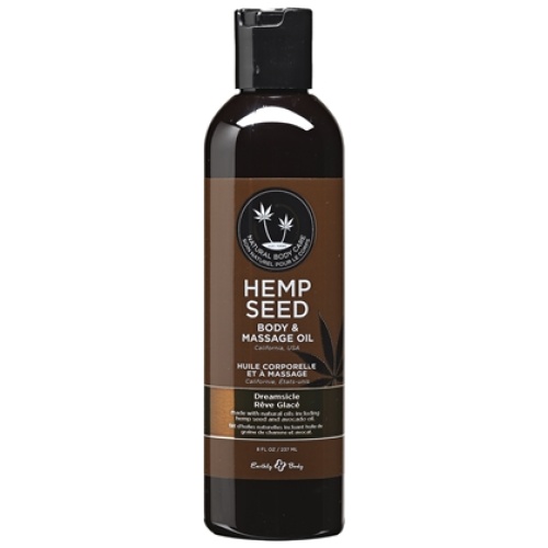 Hemp Seed Massage and Body Oil - Dreamsicle - 8 Fl. Oz./ 237ml