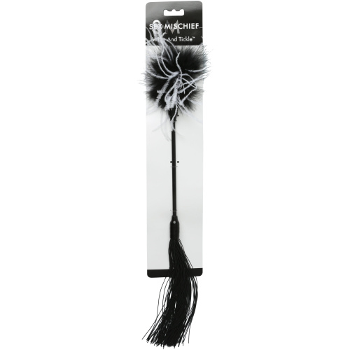 Sex and Mischief Whip and Tickler - Black
