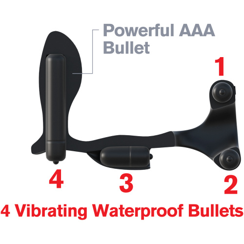 Fantasy C-Ringz Ultimate Ass Gasm - Black