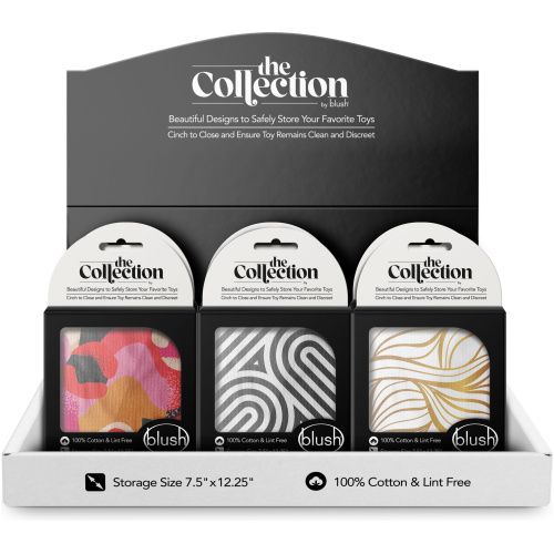 The Collection - Cotton Toy Bag - 18 Pcs Counter Display - Assorted