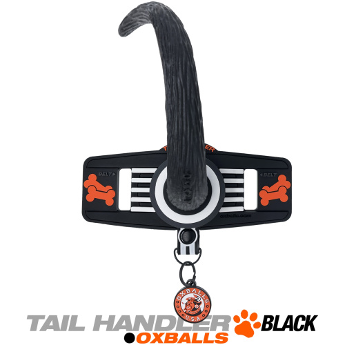 Tail Handler - Belt Strap Show Tail - Black