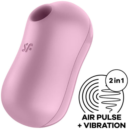 Satisfyer Cotton Candy - Air Pulse Stimulator Plus Vibrator - Lilac