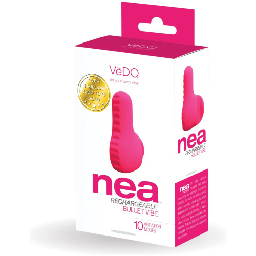 Nea Rechargeable Finger Vibe - Foxy Pink