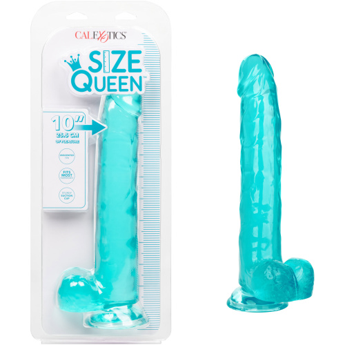 Size Queen 10 inch/25.5 Cm - Blue