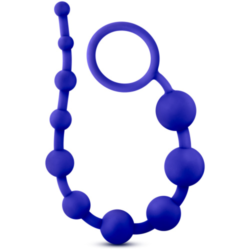 Luxe Silicone 10 Beads - Indigo