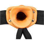 Hollow Strap-on Without Balls 8 Inch - Tan