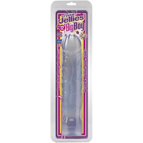 Crystal Jellies Big Boy 12 Inch - Clear