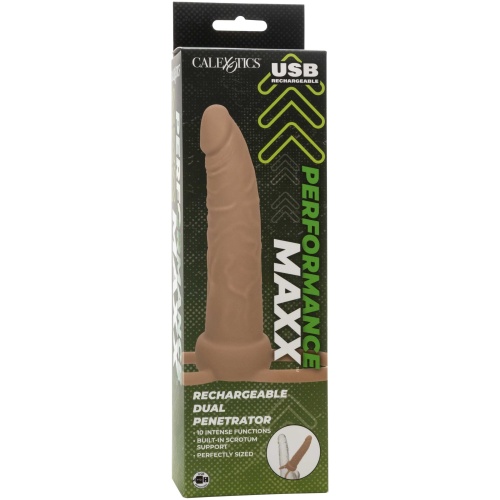 Performance Maxx Rechargeable Dual Penetrator - Ivory