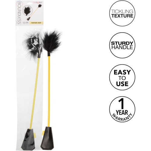 Boundless Feather Crop - Black