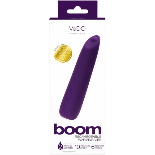 Boom Rechargeable Warming Vibe - Deep Purple