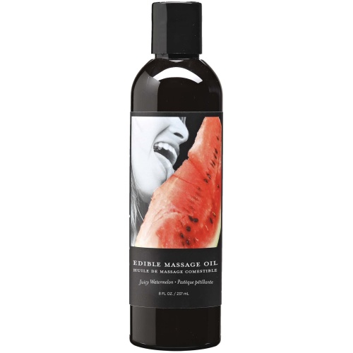 Edible Massage Oil - Watermelon - 8 Fl. Oz.