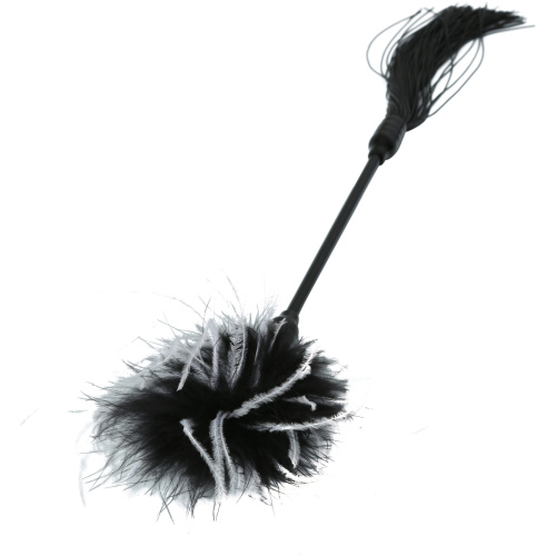 Sex and Mischief Whip and Tickler - Black