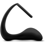 Anal Adventures - Platinum - Cock Ring Plug -  Black