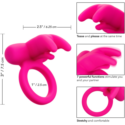 Silicone Rechargeable Triple Clit Flicker