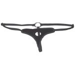 Black Velvet Bikini Strap-On