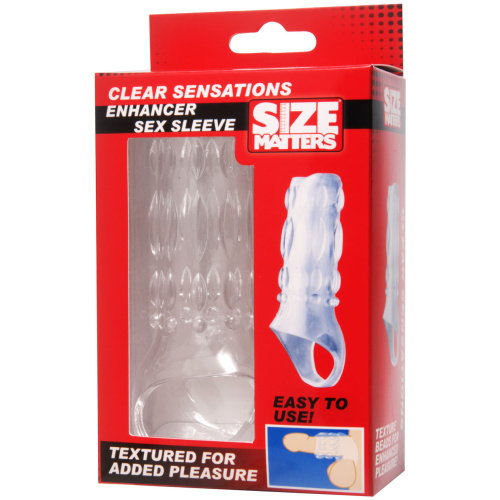 Clear Sensations Enhancer Sex Sleeve
