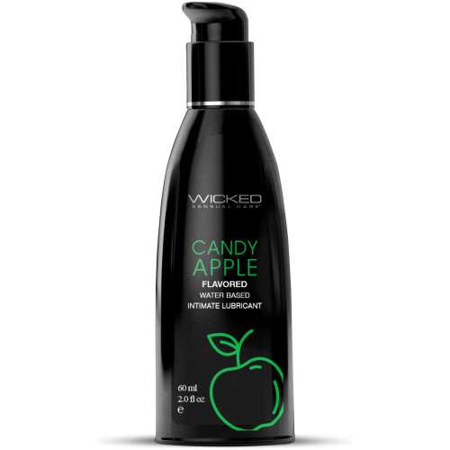 Aqua Candy Apple Flavored Water Based Intimate  Lubricant - 2 Fl. Oz.