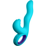 Klio Triple Action Thumping Rabbit Vibrator -  Turquoise