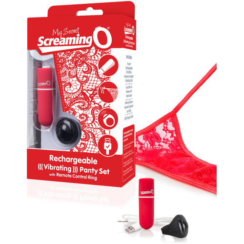 My Secret Charged Remote Control Panty Vibe - Red