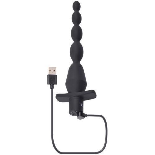 Vibrating Butt Beads - Black