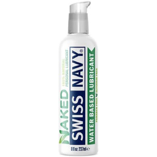 Swiss Navy Naked Water Based Lubricant 8 Oz