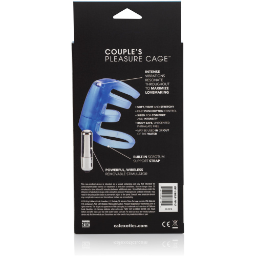 Couple's Pleasure Cage - Blue