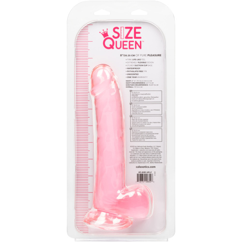 Size Queen 8 Inch - Pink