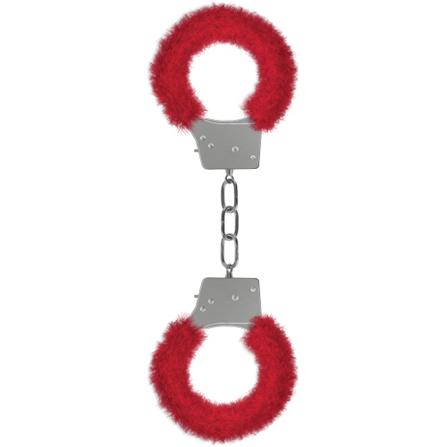 Beginner's Furry Handcuffs - Red