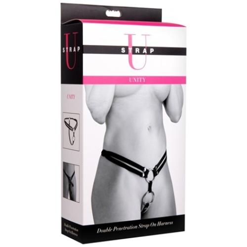 Unity Double Penetration Strap on Harness