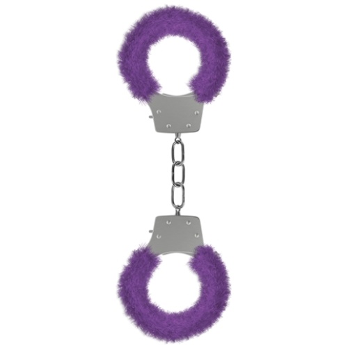 Pleasure Handcuffs Furry - Purple