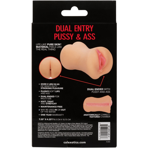 Stroke It Dual Entry Pussy and Ass - Ivory