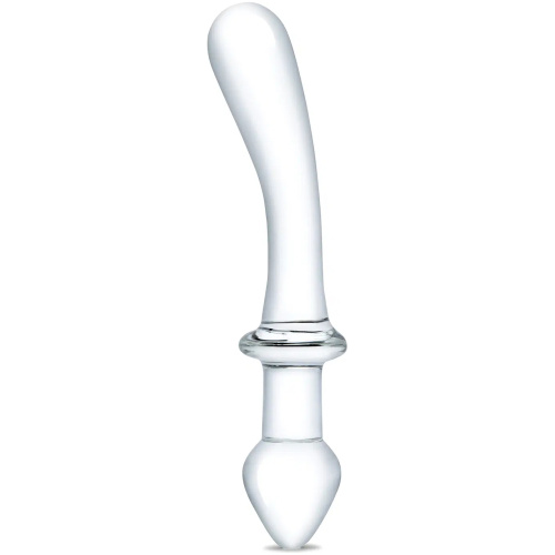 9 Inch Classic Curved Dual-Ended Dildo - Clear