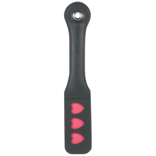 12 Inch Leather Impression Paddle - Heart