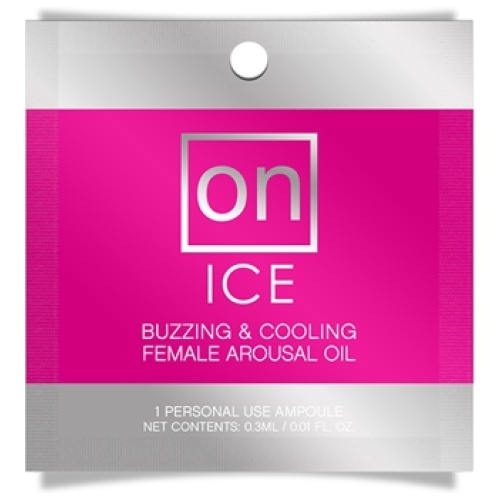 On Ice Buzzing & Cooling Female Arousal Oil - 0.01 Oz. Ampoule