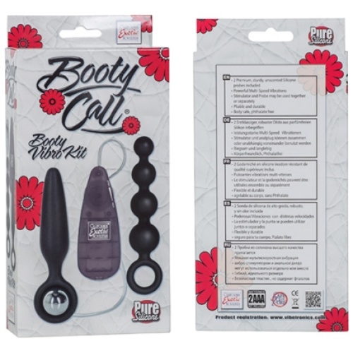 Booty Call Booty Vibro Kits - Black