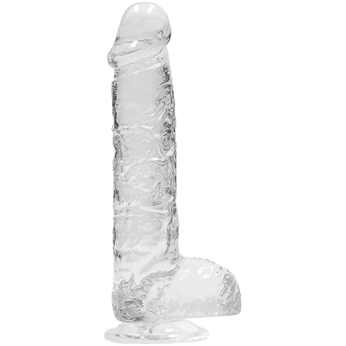 6 Inch Realistic Dildo With Balls - Translucent