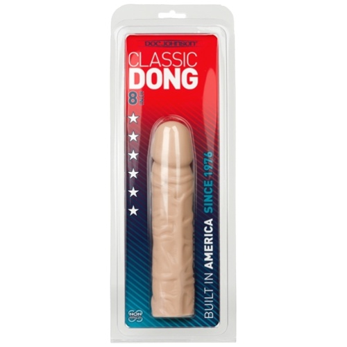 Classic 8 Inch Dong - White