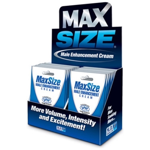 Max Size Gel Topical - 24 Packets Display