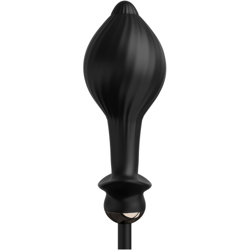 Anal Fantasy Elite Auto-Throb Inflatable Vibrating Plug - Black