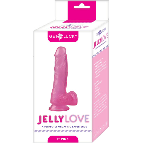 Get Lucky 7 Inch Jelly Love - Pink
