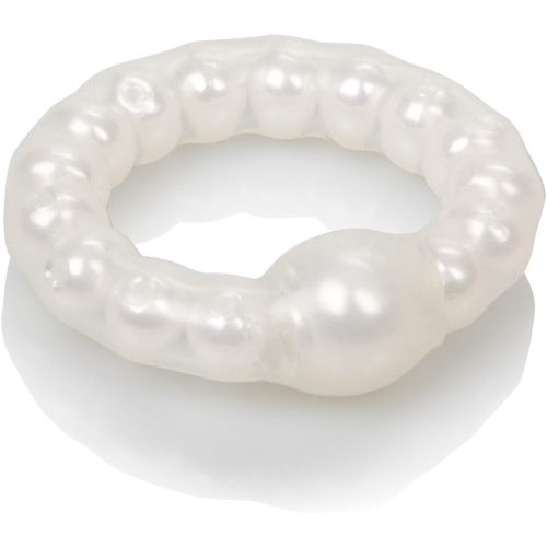 Pearl Beaded Prolong Rings - White