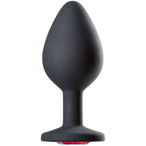 Cloud 9 Novelties Gems Jeweled Silicone Anal Plug - Medium
