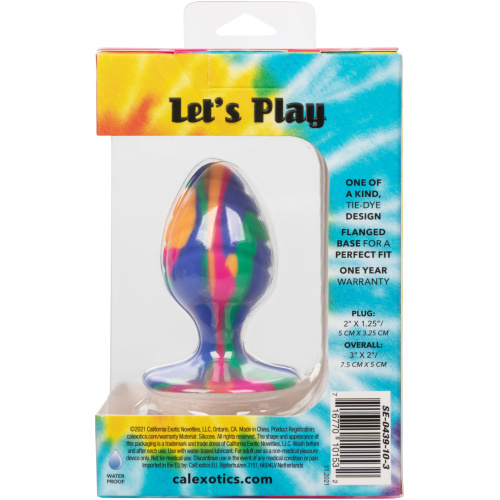 Cheeky Medium Swirl Tie-Dye Plug