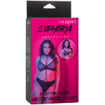Euphoria Collection Plus Size Chain Halter/collar and Leash - Black